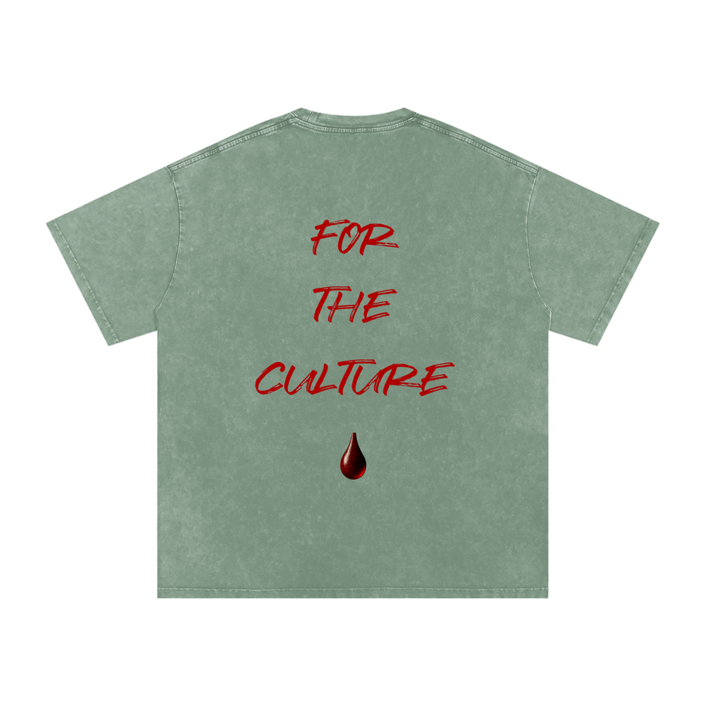 “For the Culture” Oversized Snow-Washed T-Shirt