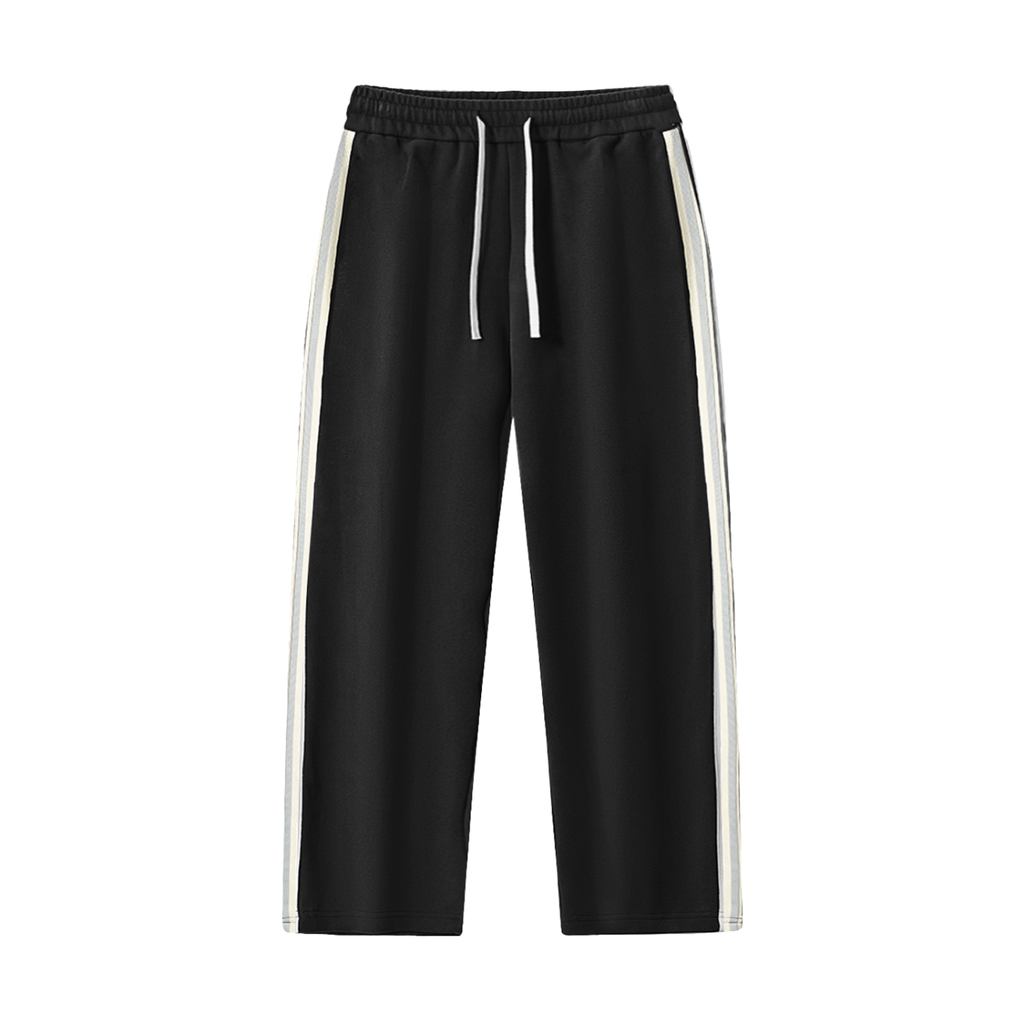 Contrast Side-Stripe Straight-Leg Pants – Combat Culture Street Wear