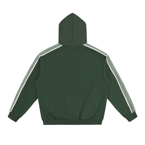 ''Combat Culture'' - Side Stripe Drop-Shoulder Hoodie