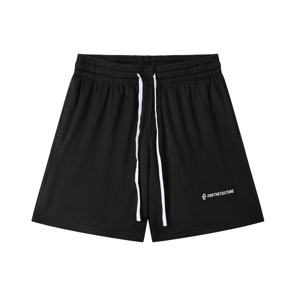 ''For the Culture'' - Mesh Drawstring Shorts