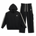 Cargo Full Track Suit – Black | Combat Culture Street Wear