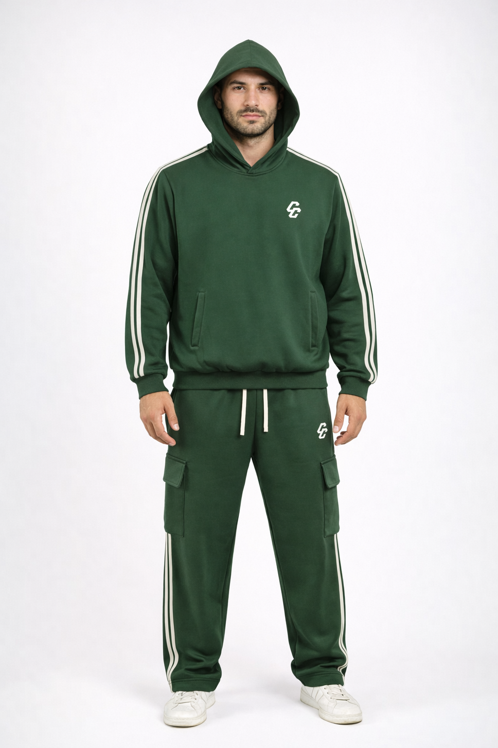 Cargo Full Track Suit – Green | Combat Culture Street Wear