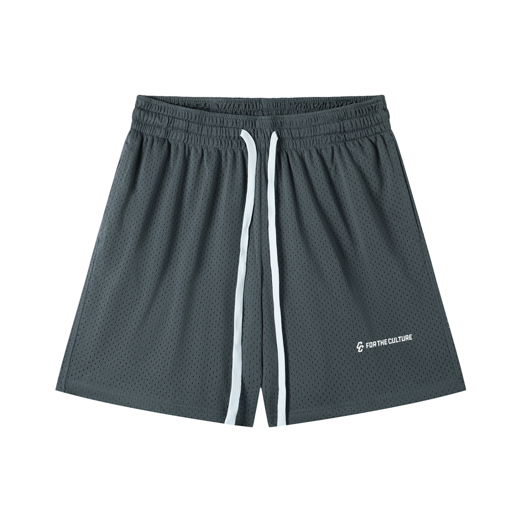 ''For the Culture'' - Mesh Drawstring Shorts