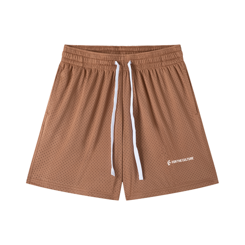 ''For the Culture'' - Mesh Drawstring Shorts